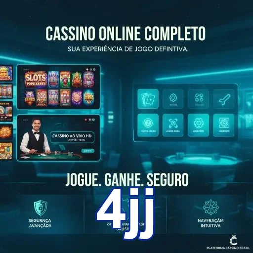 Ilustração de Explore o Cassino Online 4jj com Slots e Recompensas VIP