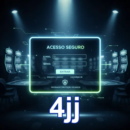 Ilustração de Acesse a Plataforma 4jj com Segurança e Confiabilidade