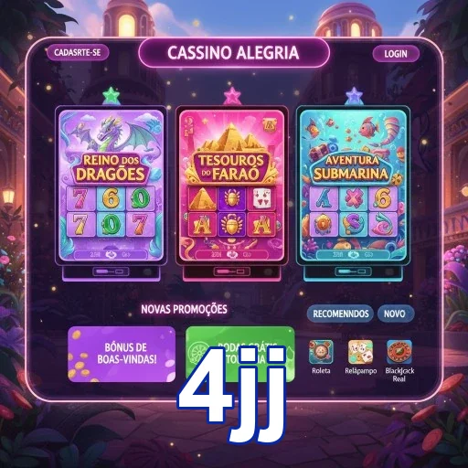 Ilustração de Descubra as ofertas VIP da 4jj com saques rápidos