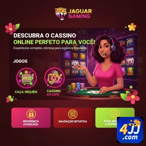 Screenshot do app 4jj destacando serviços VIP