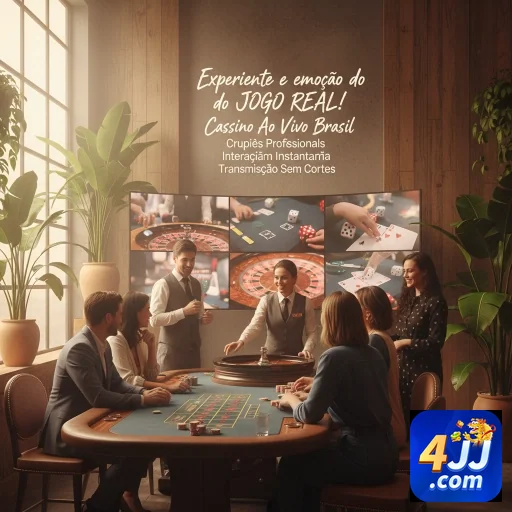 Usuário jogando no aplicativo 4jj com acessibilidade mobile