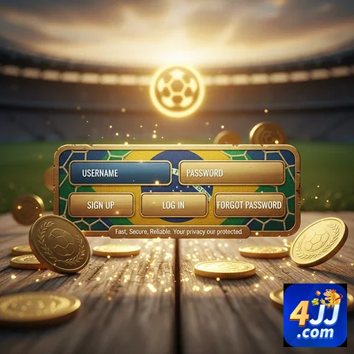 Jogador desfrutando de máquinas de slots no 4jj