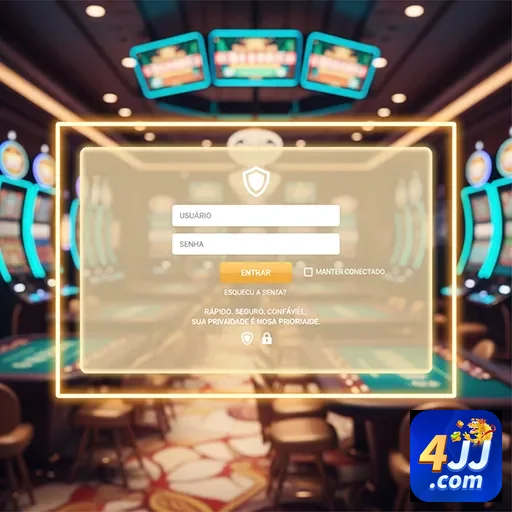 Jogador desfrutando de mesa de jogos ao vivo no 4jj